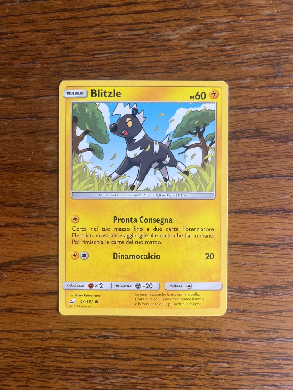 Pokémon Carte collezionabili: Carte Pokemon Blitzle - Team Up - IT – Usato da Vernayaz venduto da Darkfrost