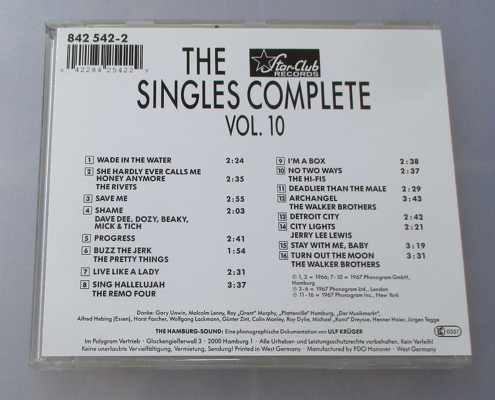 CDs: THE STAR-CLUB SINGLES COMPLETE - Vol. 10 – Gebraucht aus Wattwil von Muriel11 1