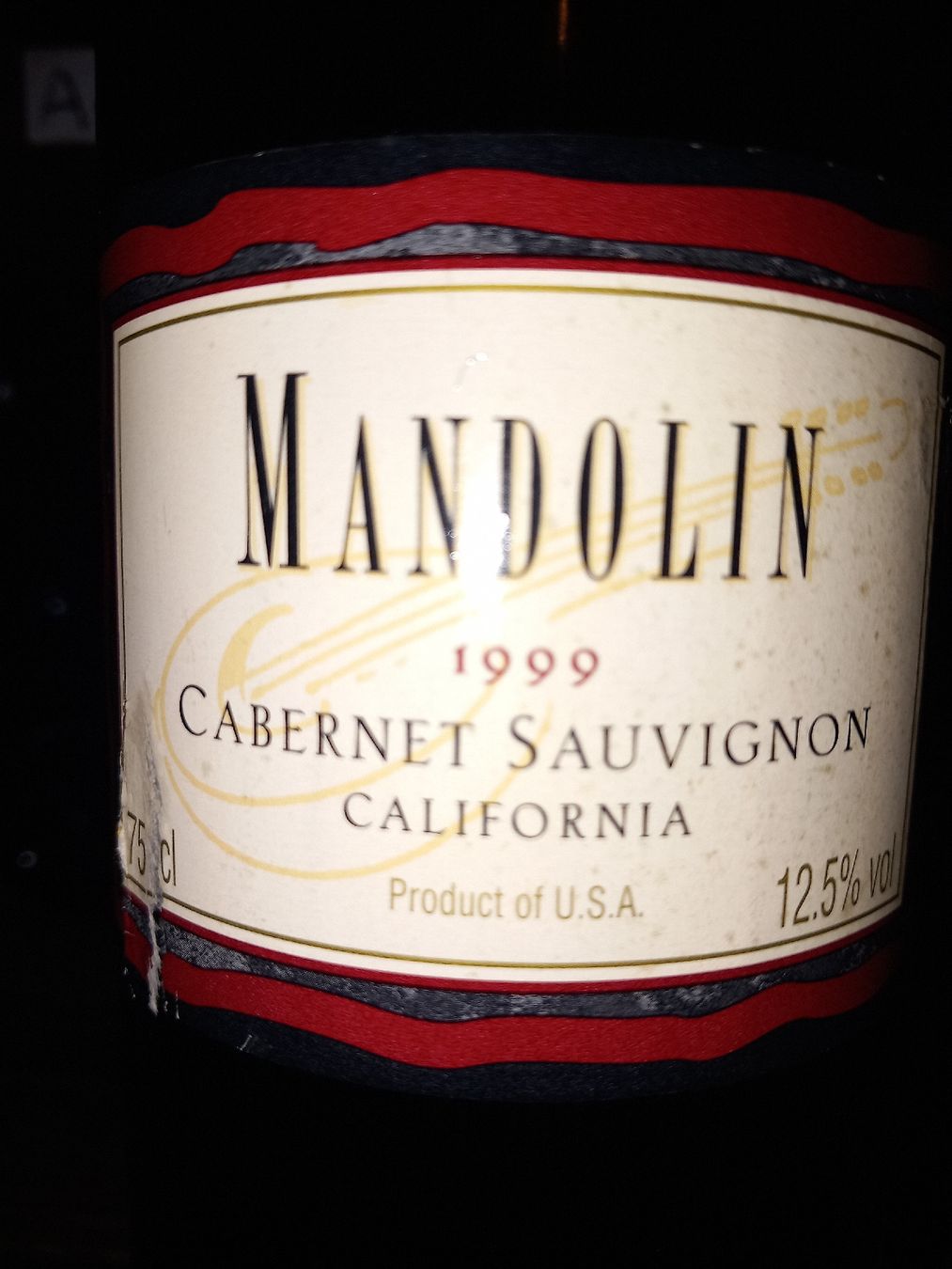 Wein: Mandolin Cabernet-sauvignon California 1999 – Neu und originalverpackt aus Le locle von juliensaran