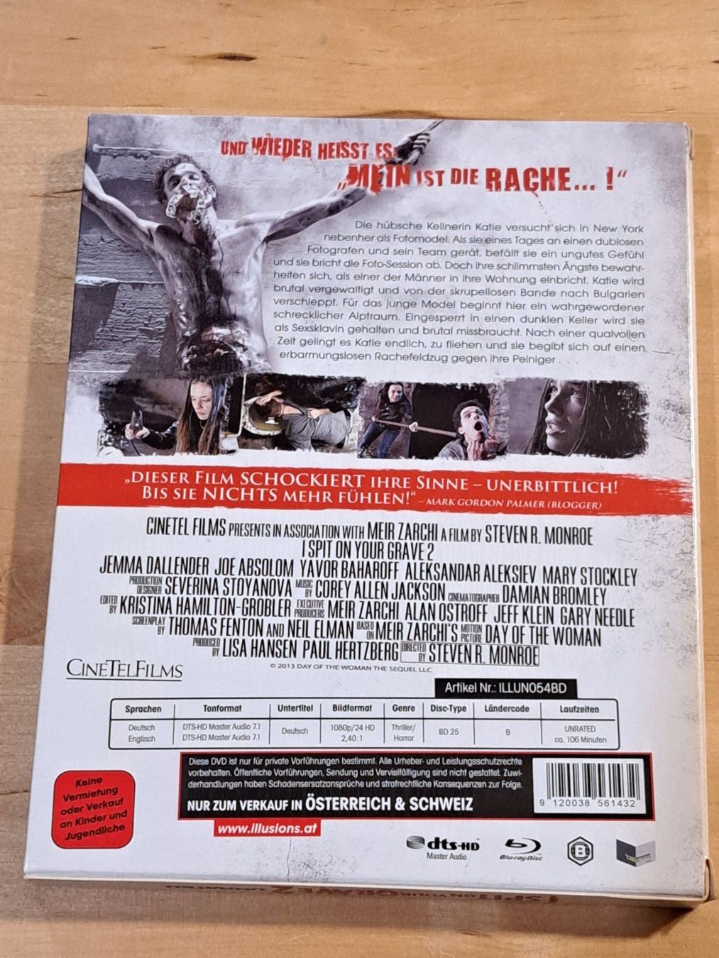 Tutti i DVDs: Blu-ray I Spit on your Grave 2, UNRATED – Nuovo (secondo la descrizione) da Unterseen venduto da Kanica 2