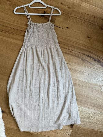 Kleid beige Grösse S