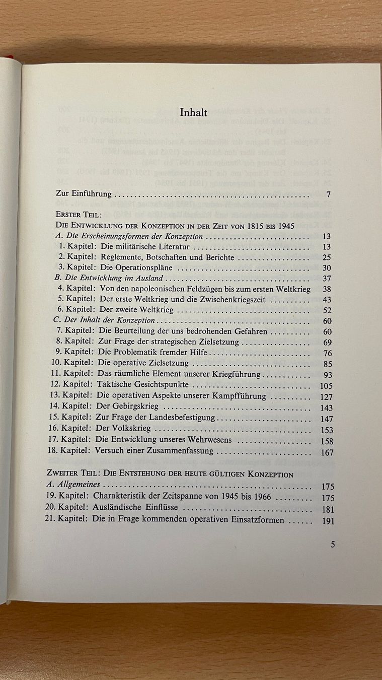 Libri: Konzeption der Schweizerischen Landesverteidigung 1815-1966 – Usato da Glattfelden venduto da cybermaxx 1