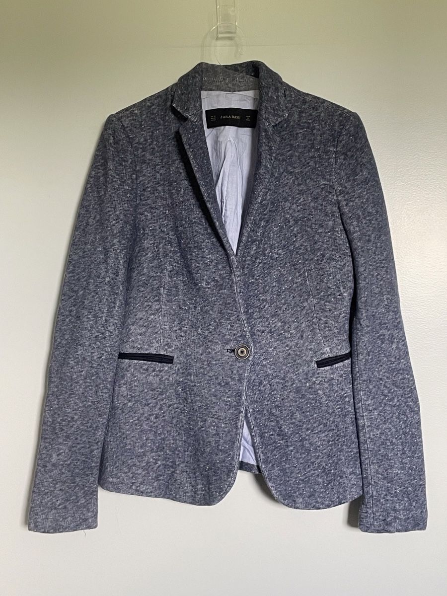 Zara Giacche: Veste Zara Basic bleu/gris, Taille XS – Usato da Vuadens venduto da Nina11