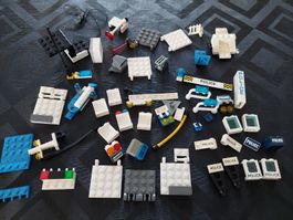 Lego Polizei Ersatzteile von 1980er,  1990er Jahren
