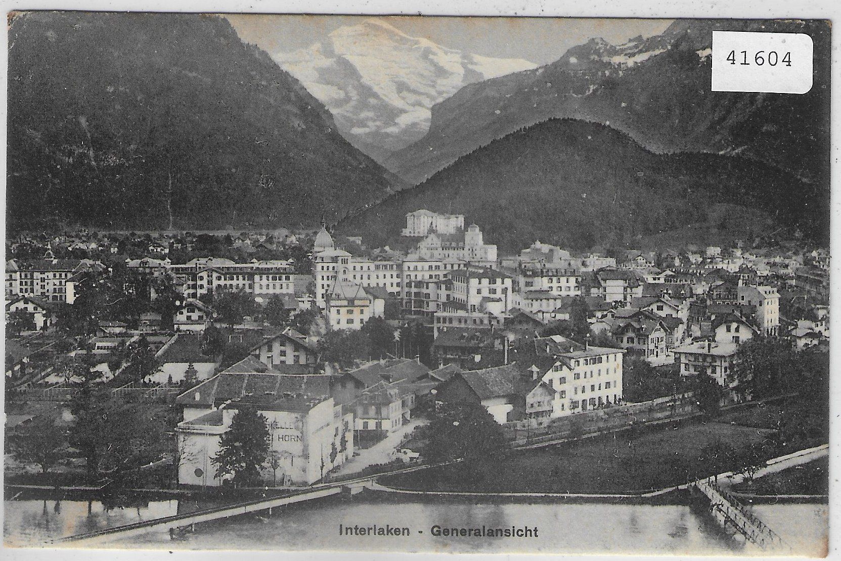 Ansichtskarten: Interlaken - Generalansicht – Gebraucht aus Ettingen von Kartenplanet