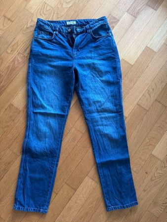 Falconeri Straight Leg medium wash denim jeans M as new