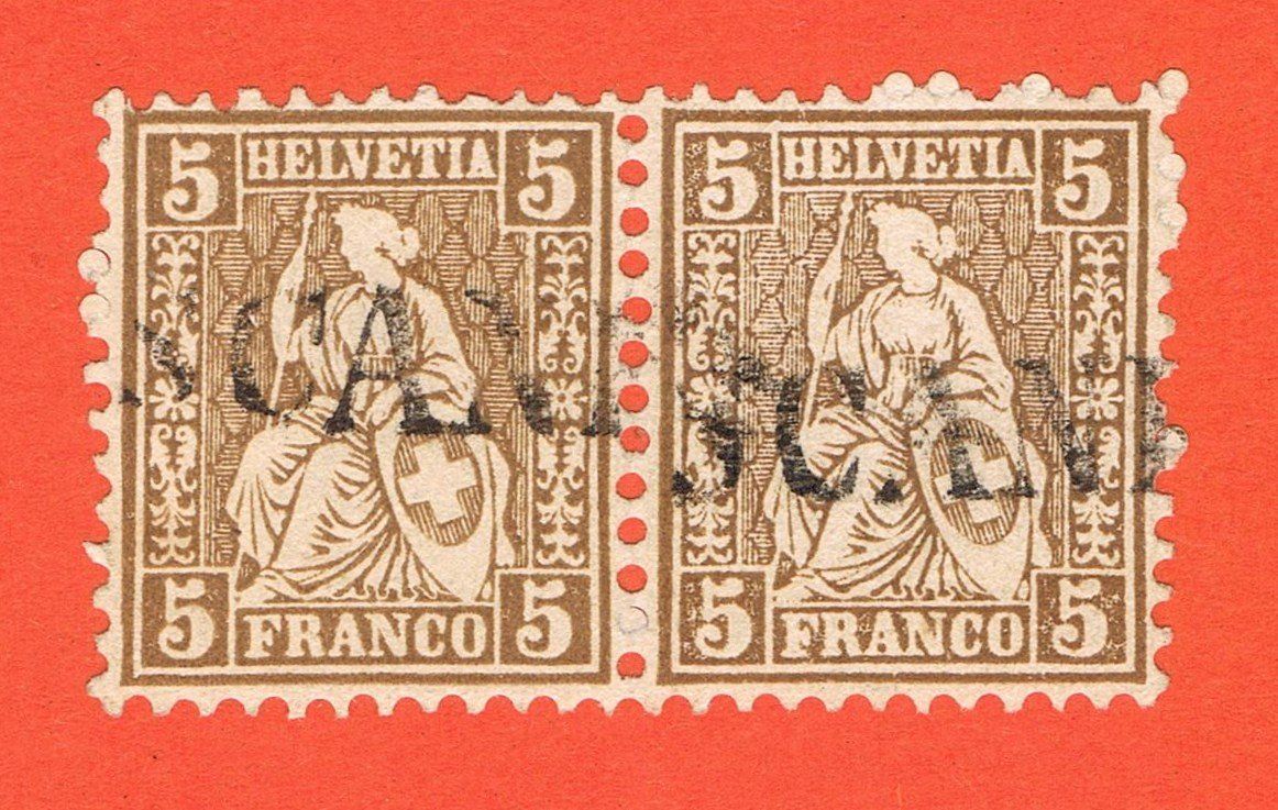 Alle Briefmarken: Stabstempel Scanf – Gebraucht aus Biberstein von Jura39