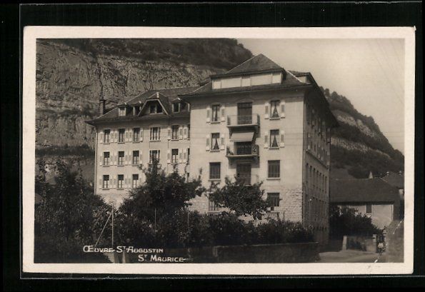 Ansichtskarten: AK St. Maurice, Oeuvre St-Augustin – Gebraucht aus Berlin von bartko-reher