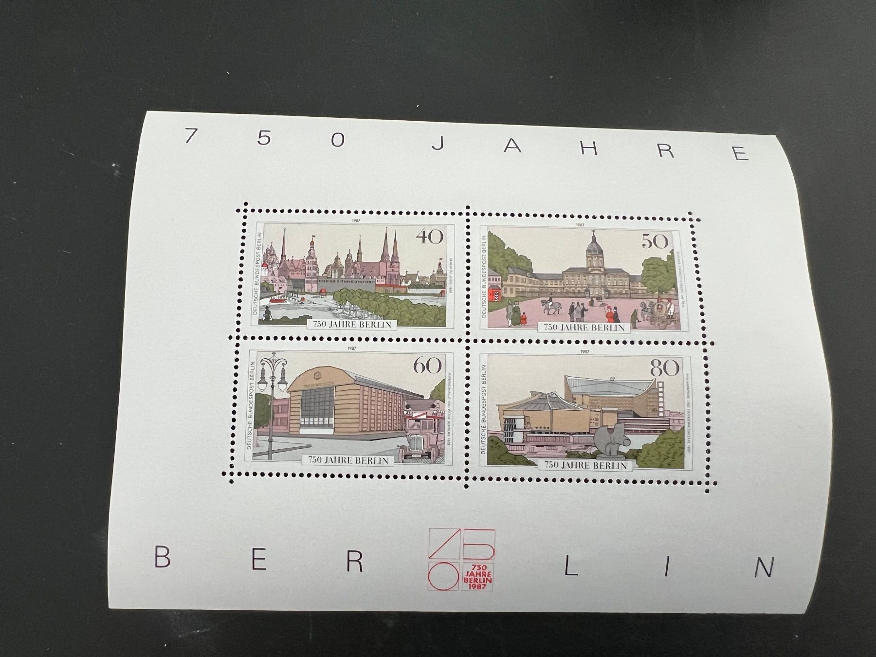 Tutti i francobolli: Berlin West  1987 Block Nr. 8  **  (5633) – Nuovo (secondo la descrizione) da Hinwil venduto da Sidi4