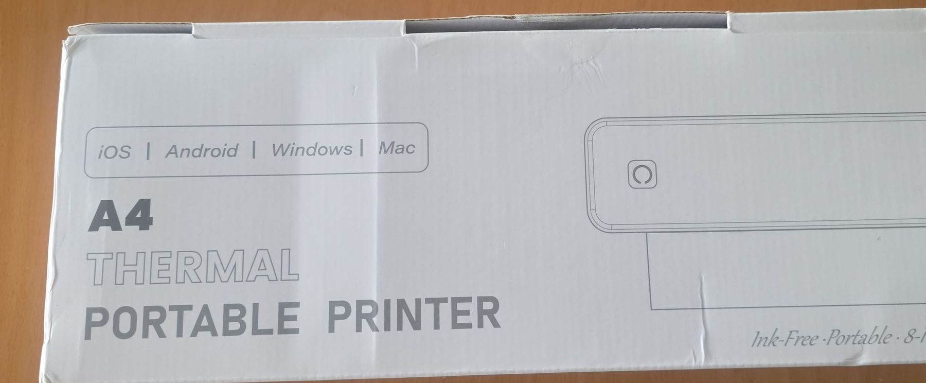 Drucker: A4 Thermodrucker tragbar für iOS Android Windows Mac – Neu und originalverpackt aus Binningen von Hofka64 1