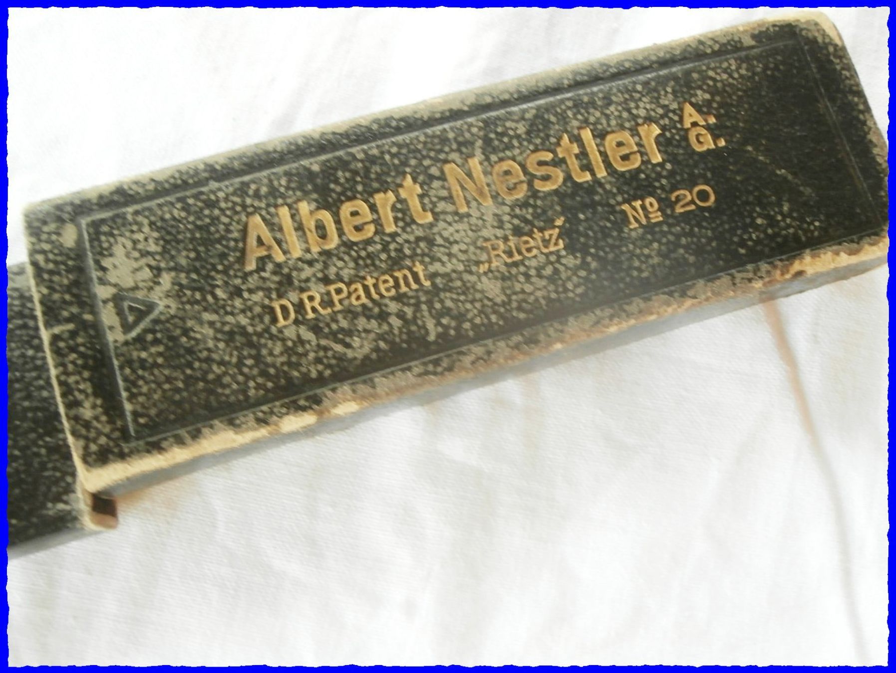 Calcolatrici tascabili: RECHENSCHIEBER - "NESTLER 20" - 30er-Jahren - D.R.P. – Usato da Worblaufen venduto da Re_mo81 7