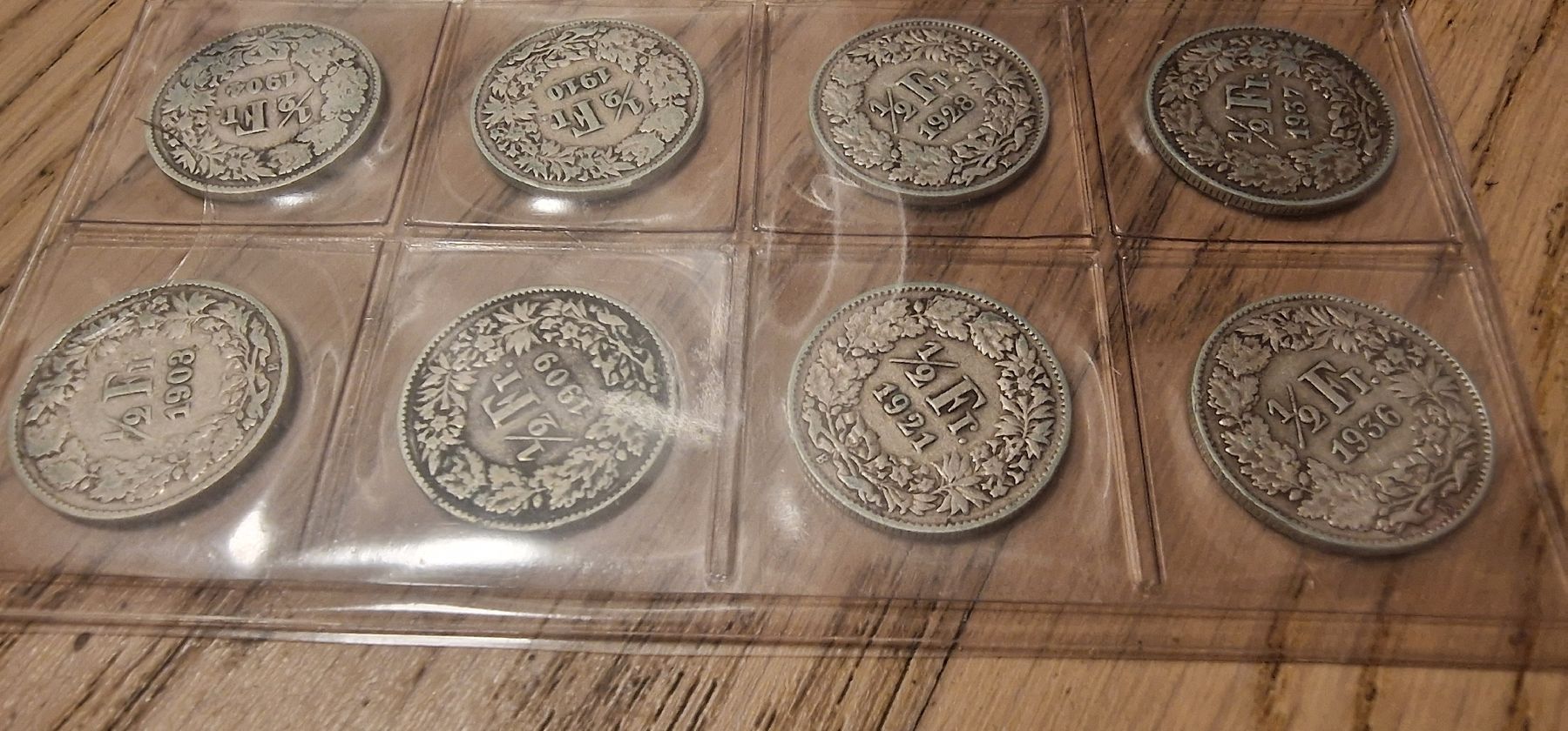 Tutti le monete: Schweizer 8x 50Rp. Münzen – Usato da Arbon venduto da sar_l7ll 1
