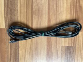 Netzwerkkabel Ethernet RJ45 schwarz, 5 Meter, neu
