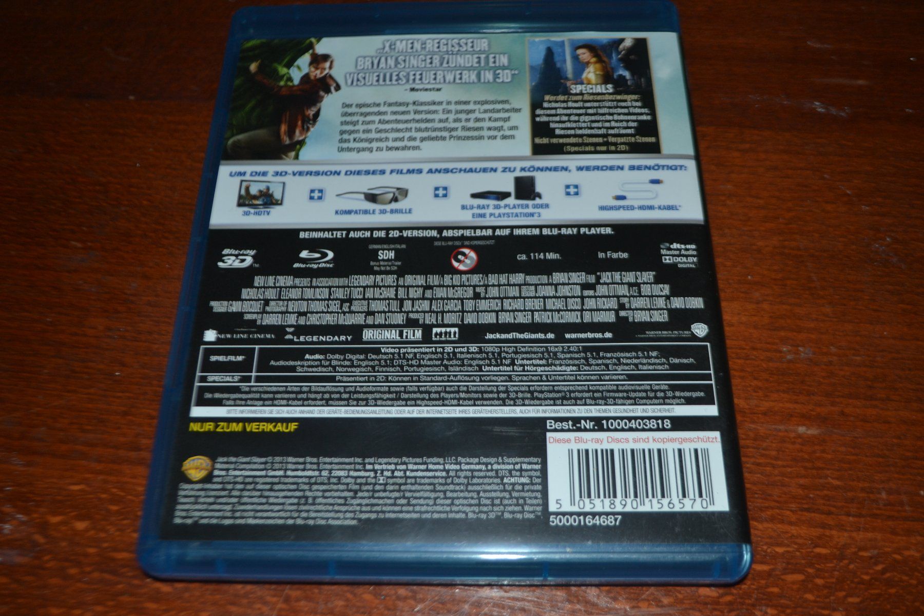 Tutti i DVDs: Jack and the Giants in 2D/3D – Usato da Laupen ZH venduto da chefdom 2