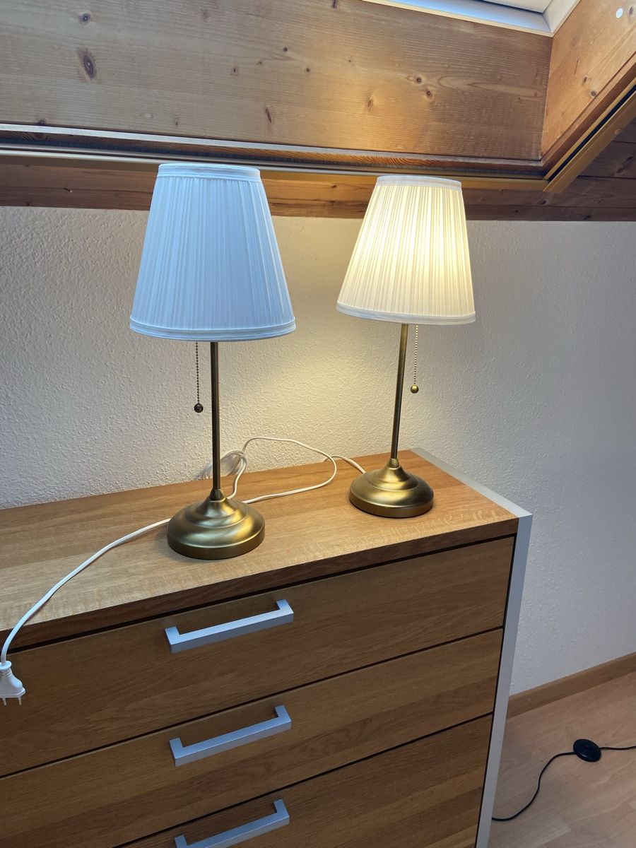 Lampade: Zwei Tischlampen / Nachttischlämpli – Usato da Glattfelden venduto da Gid0 5