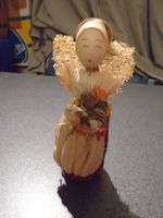 Engel mit Blumenstrauss, zum Aufhängen