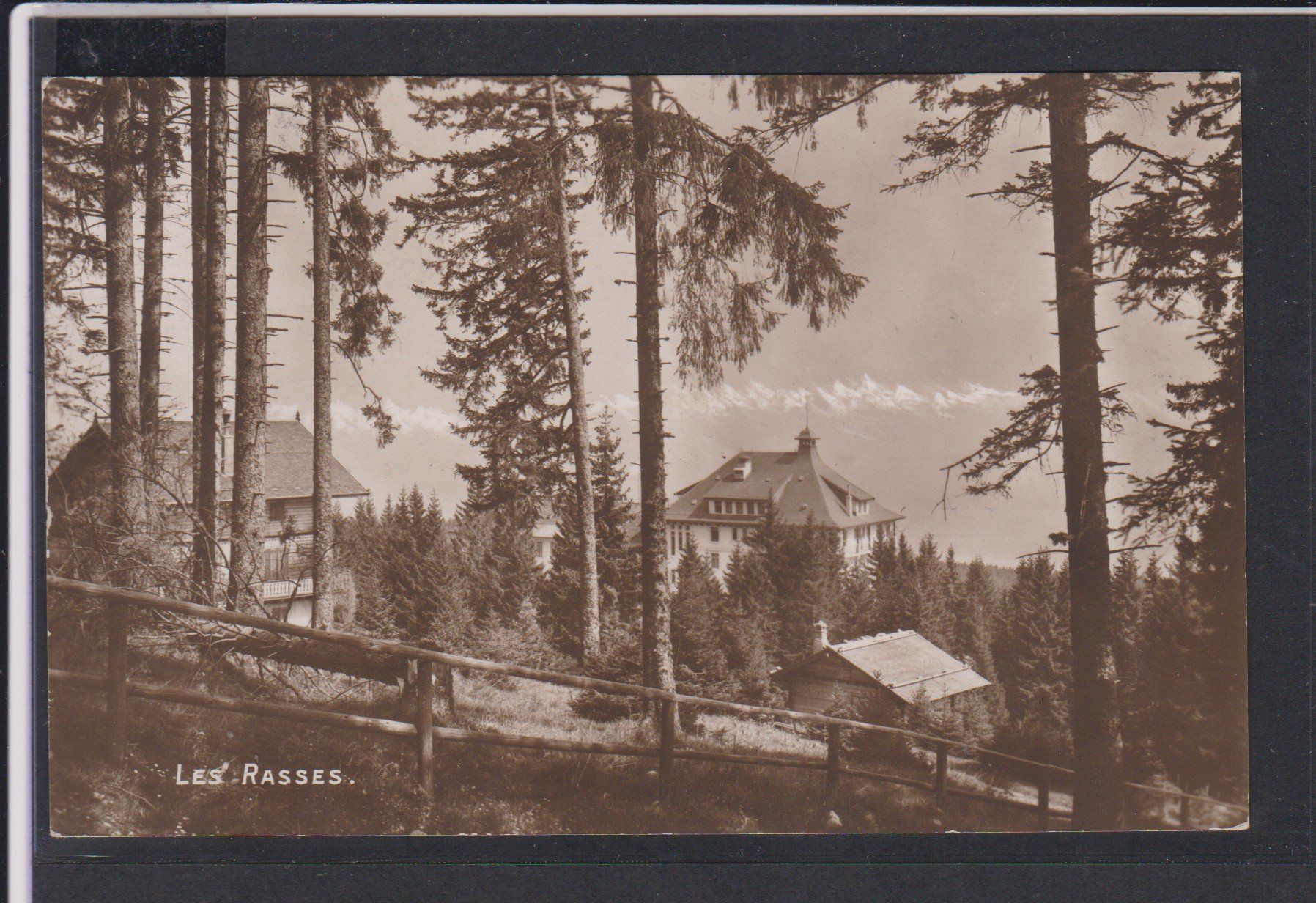 Cartoline postali: Les Rasses  VD   :   alte Ansichtskarte um 1915 – Usato da Vitznau venduto da Ropaku