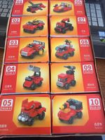 10xPuzzle-3D-Bausteine:pädagogisch-Familienspiel-Feuerwehr