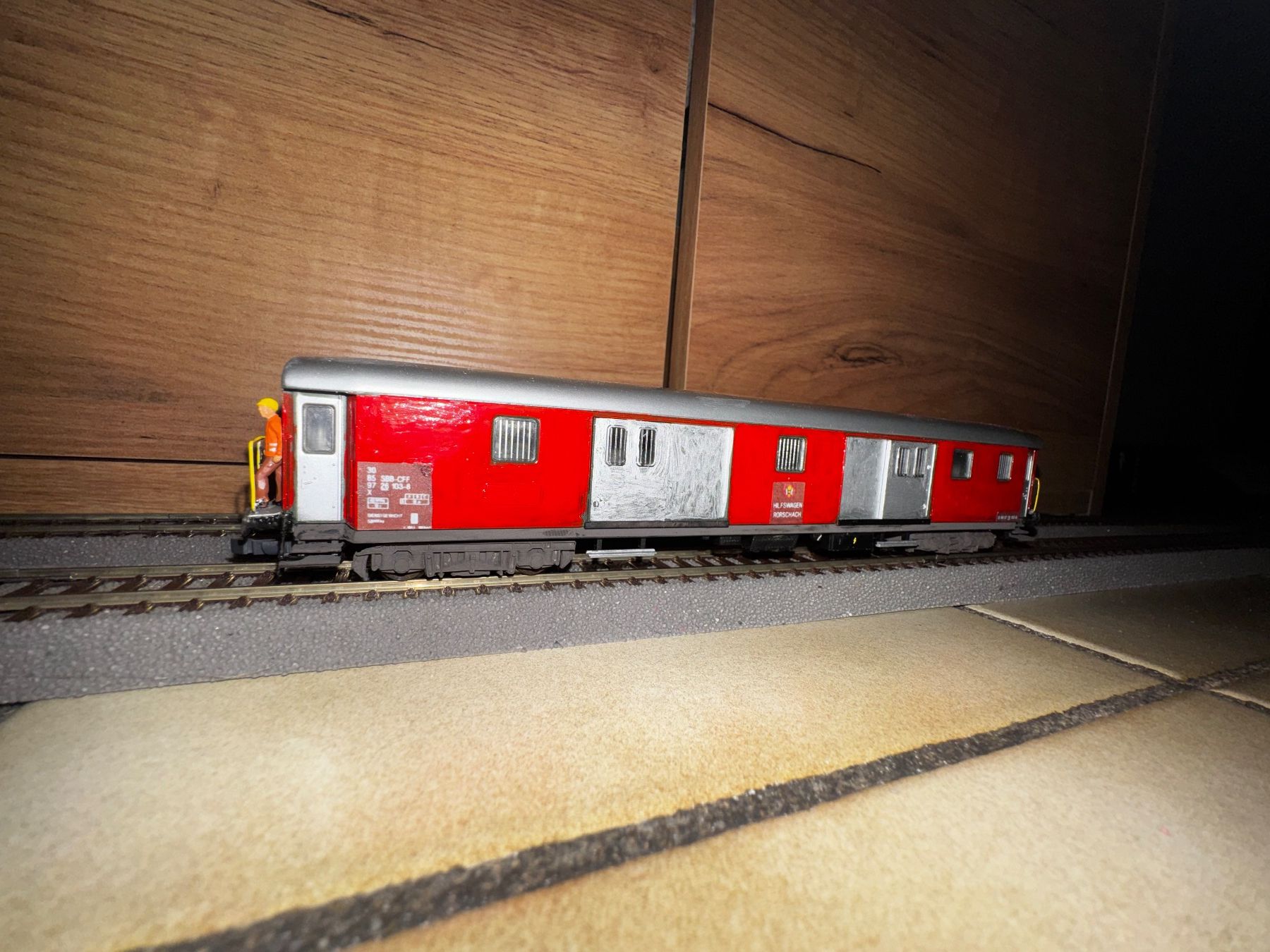 Fleischmann Modellini di ferrovie: SBB Wagon de service de fabrication artisanale – Usato da Genève venduto da den_8z8h