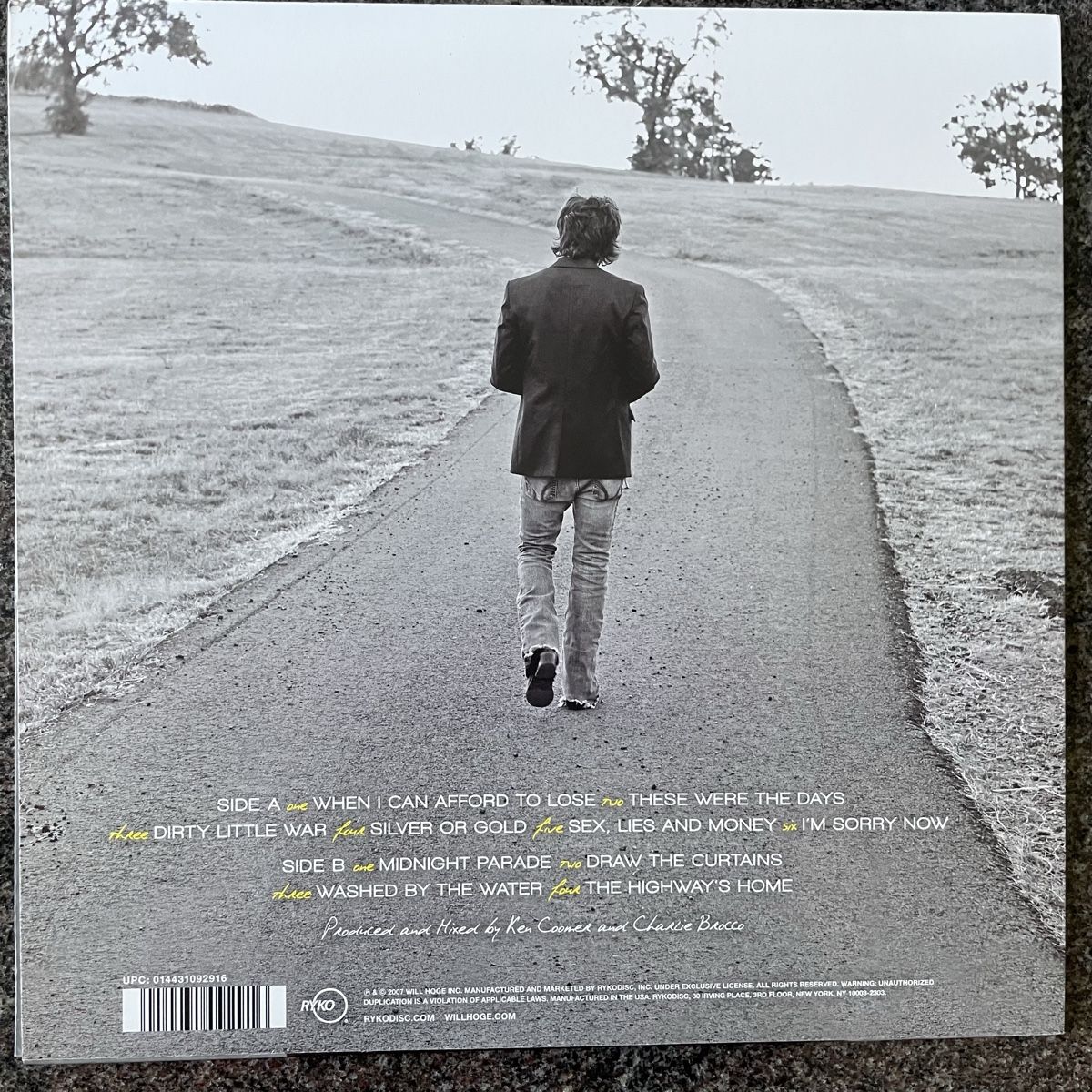 Dischi in vinile: Will Hoge - Draw The Curtains - Vinyl LP – Usato da Olten venduto da Bluespapst 1
