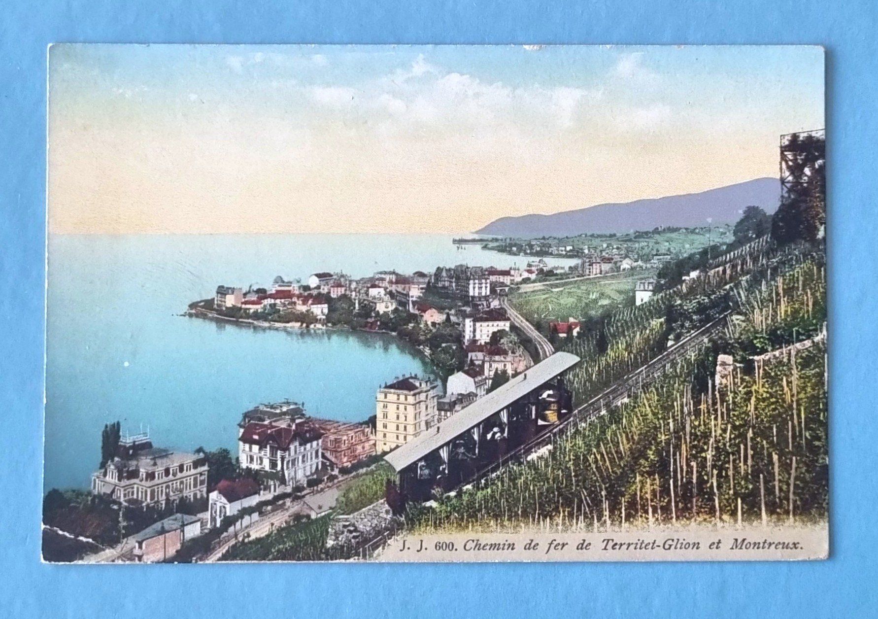 Cartoline postali: Territet - Glion - Montreux - Chemin de Fer – Usato da Rothrist venduto da RROENK