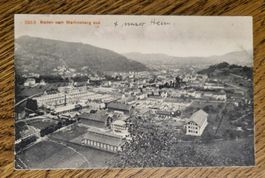 Baden vom Martinsberg aus, 1911