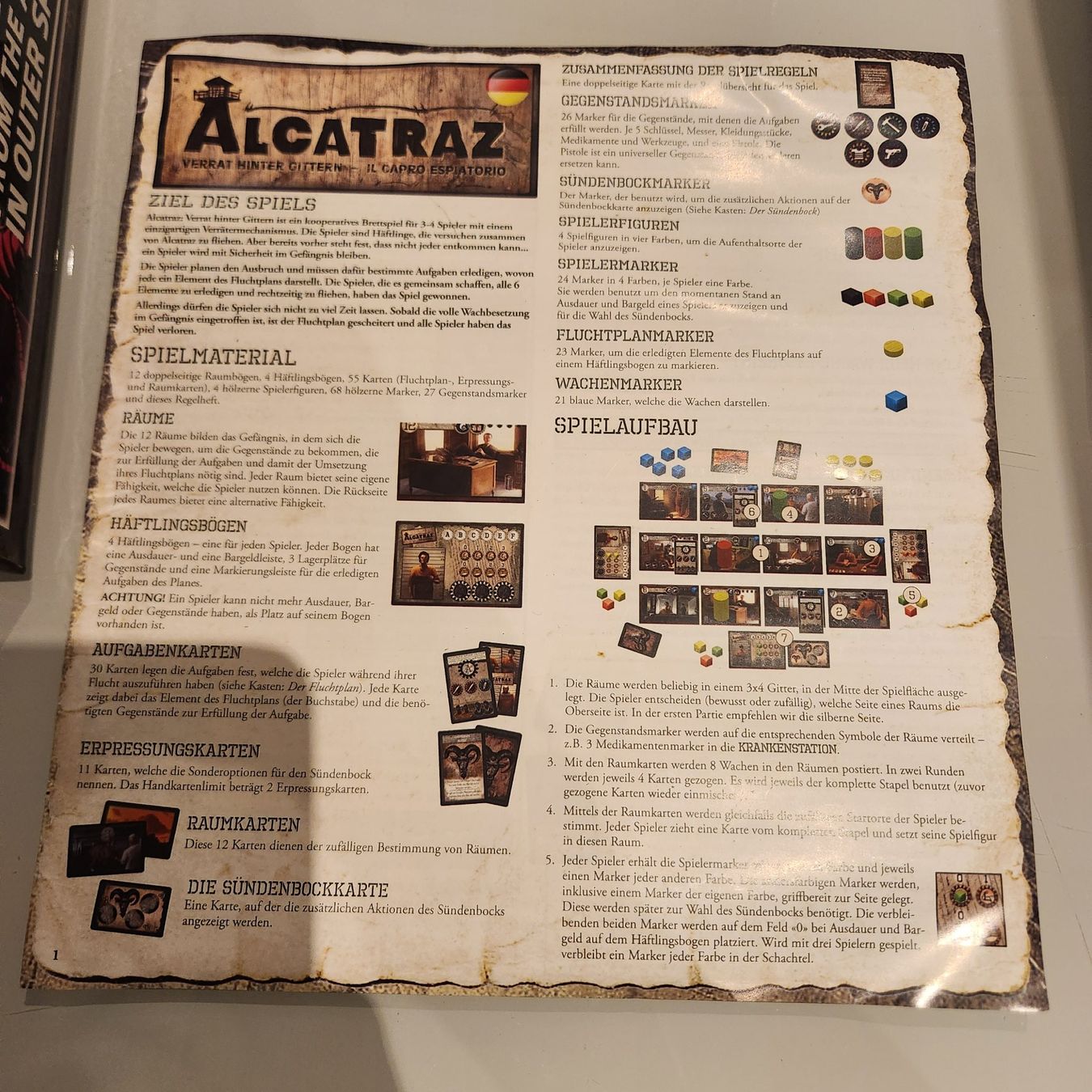 Giochi: Alcatraz: Verrat hinter Gittern komplett & top Zustand – Nuovo (secondo la descrizione) da altendorf venduto da keskomat 2