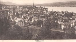 6.10.39 Bergsicht Wädenswil Dorf/unverbaut