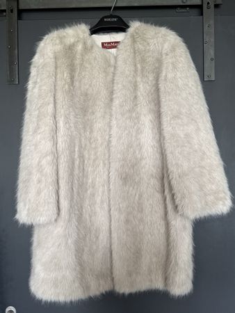 Max Mara Studio Eros Faux Fur Coat, size IT 42 = EU 38