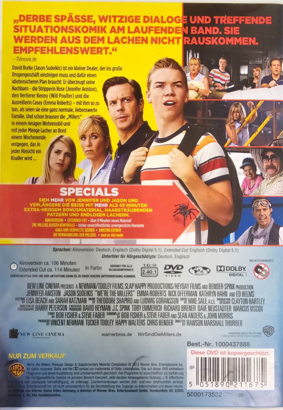 Tous les DVDs: Wir sind die Millers – D'occasion à Wahlen b. Laufen par Cg10 1