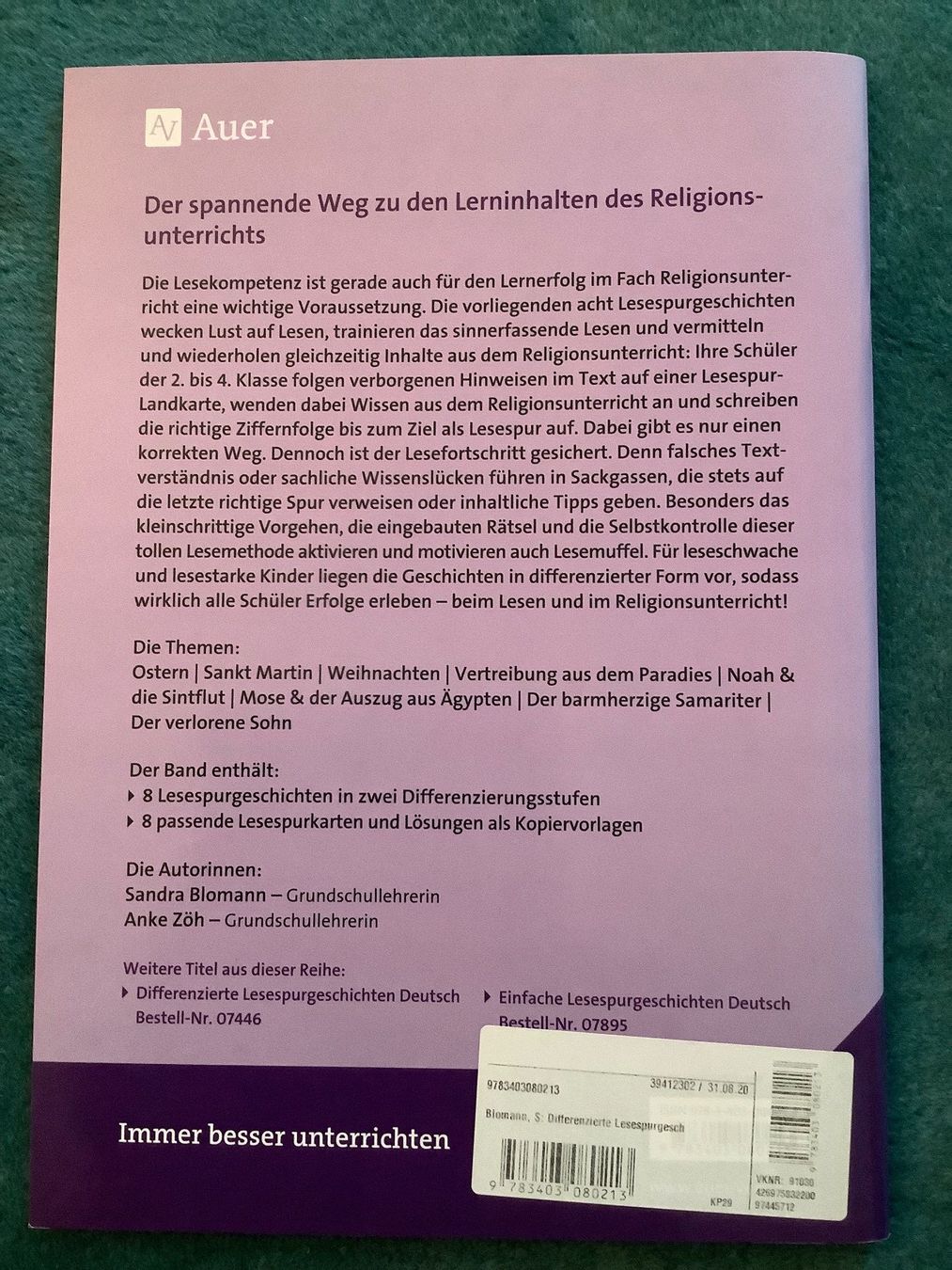 Libri: Differenzierte Lesespurgeschichten Bibel – Nuovo (secondo la descrizione) da Zürich venduto da Verde21 1