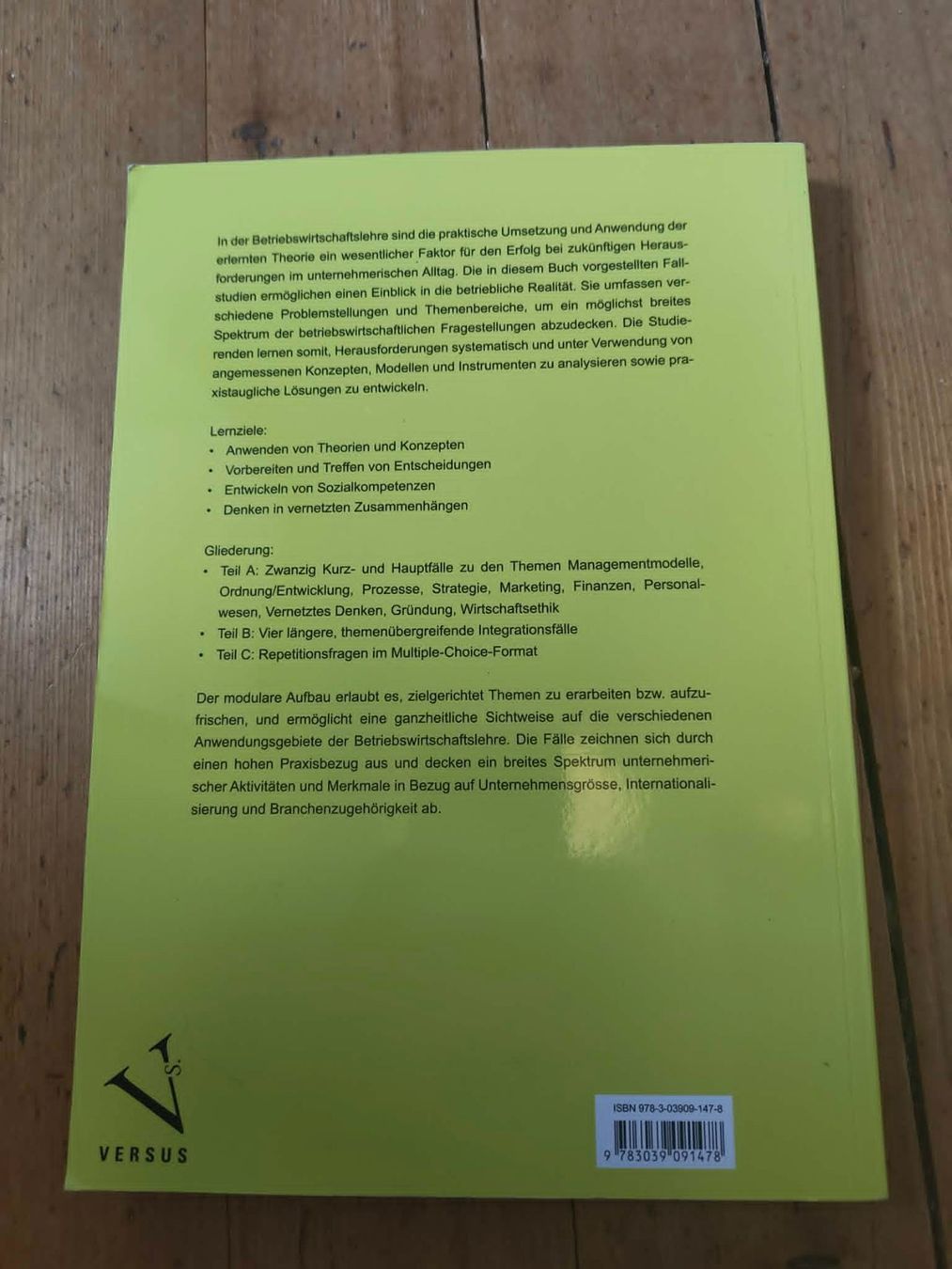 Bücher: BWL Casebook – Gebraucht aus Schaffhausen von Beorn77 1