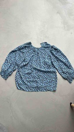 Chemisier femme bleu à motif taille M comme neuf