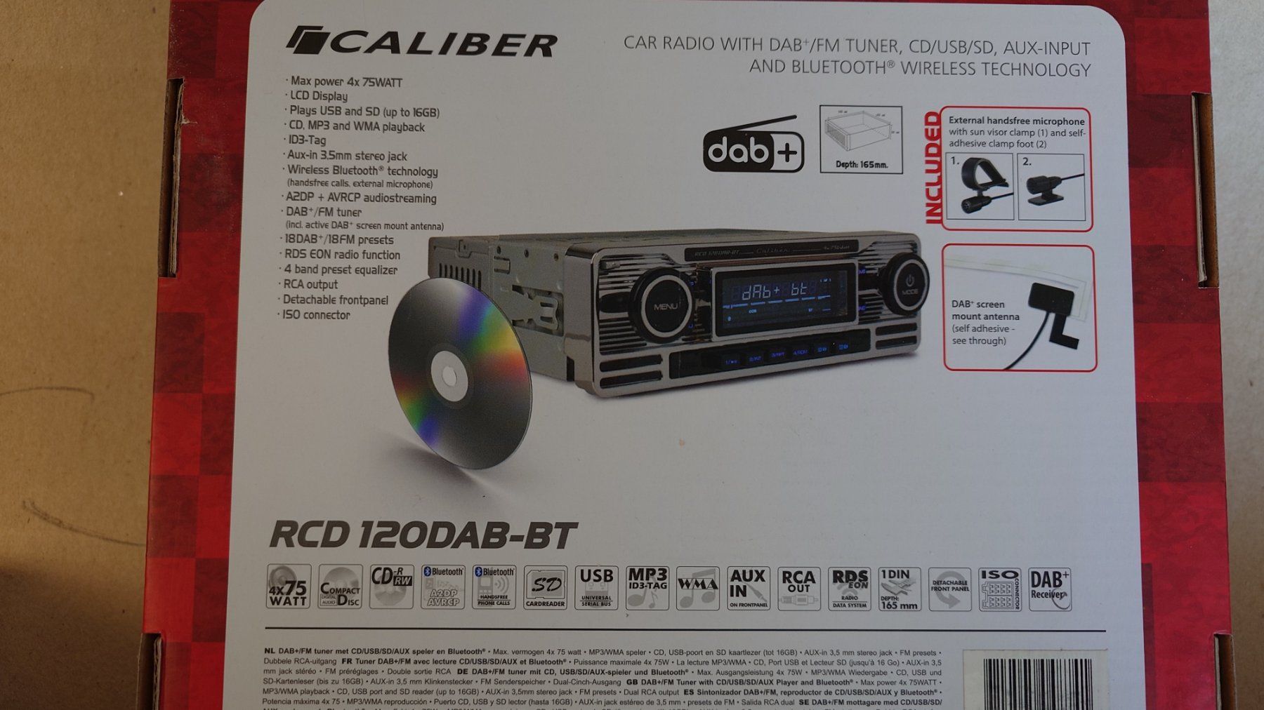Radio: Autoradio im Retrolook mit DAB+ – Nuovo e nell'imballaggio originale da Bözberg venduto da MKorganisation 1