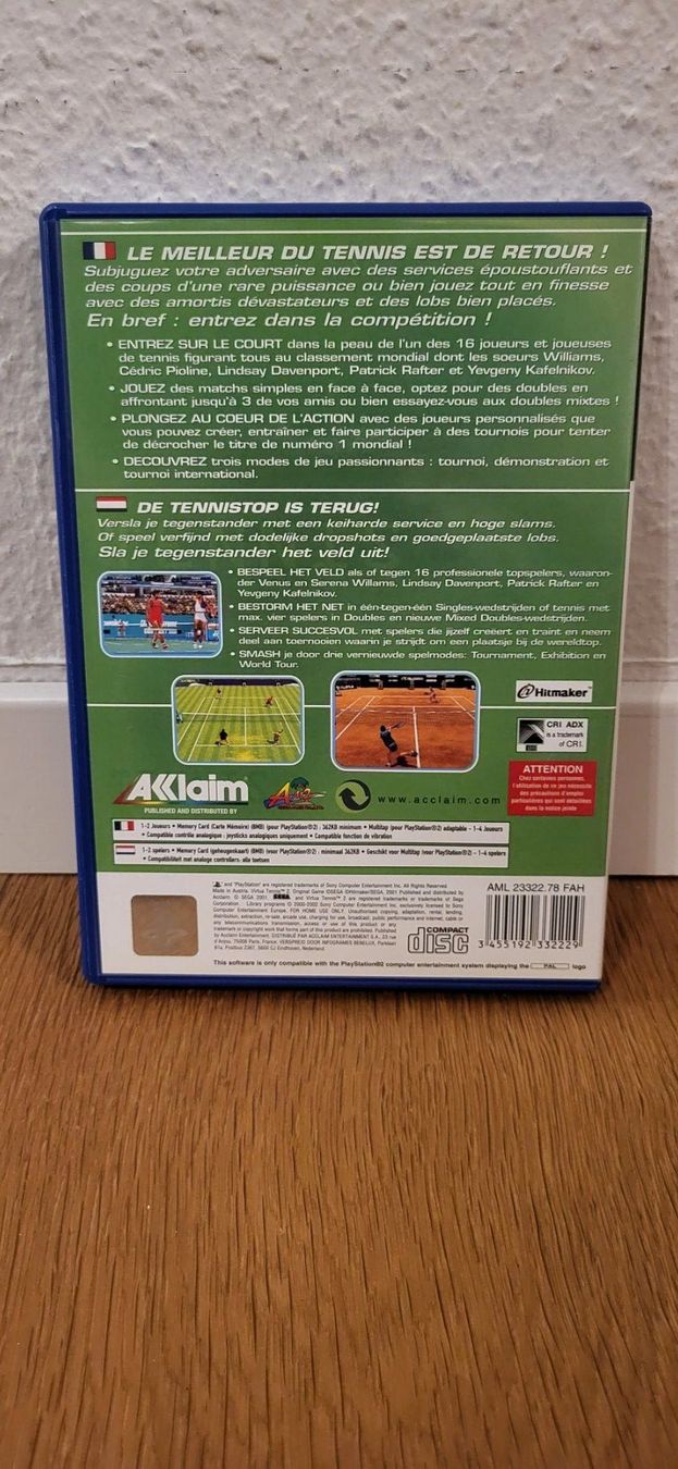 Sony Spiele: PS 2 - Virtua Tennis 2 – Gebraucht aus Münsingen von DigitaleSpielecke 1