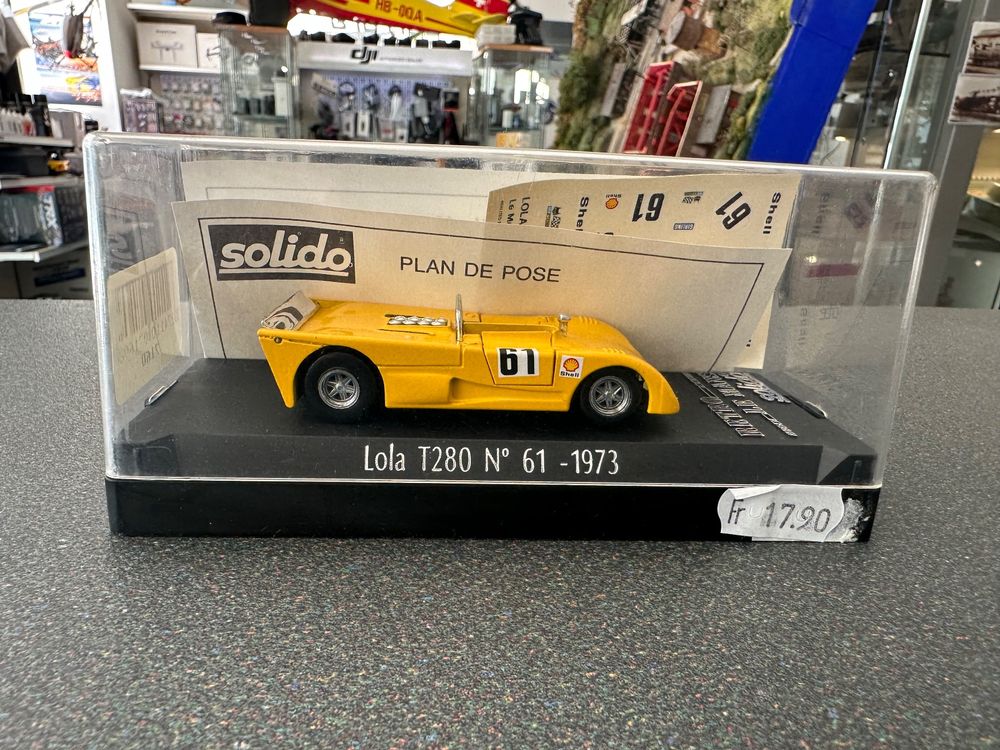 Miniature Solido Lola T280 Le Mans 1973 échelle 1/43 Neuve