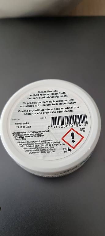 Libri: Zyn mini alla menta – Usato da Lugano venduto da onc_s9cd 1