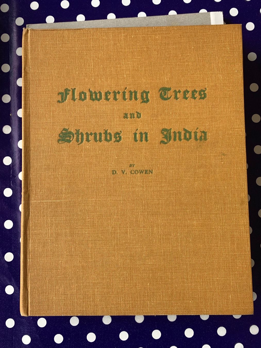 Libri: Flowering Trees ans Shrubs in India von 1950 – Usato da Basel venduto da Akinom50