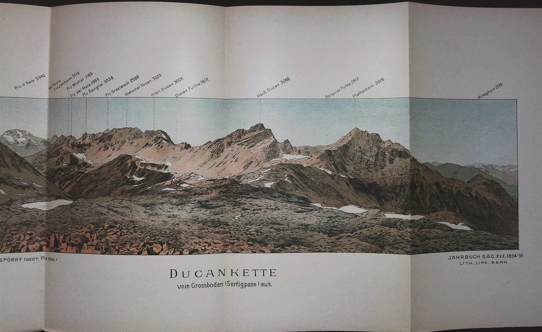 Incisioni: Ducankette vom Sertigpass Panorama – Usato da Rafz venduto da Helvet32 1
