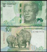 Südafrika 10 Rand UNC (2023) Nelson Mandela