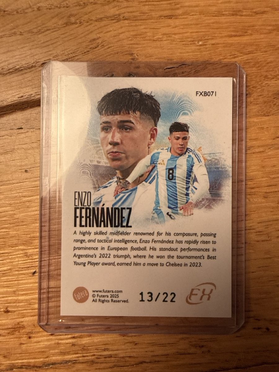 Sammelbilder & Trading cards: Enzo Fernández 13/22 – Neu (gemäss Beschreibung) aus Waldkirch von Doreen3 1