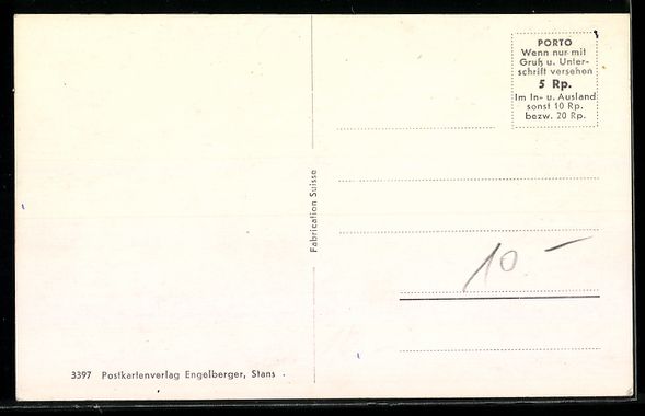 Ansichtskarten: Beckenried, Blick auf Beckenried, Luftse – Gebraucht aus Berlin von bartko-reher 1