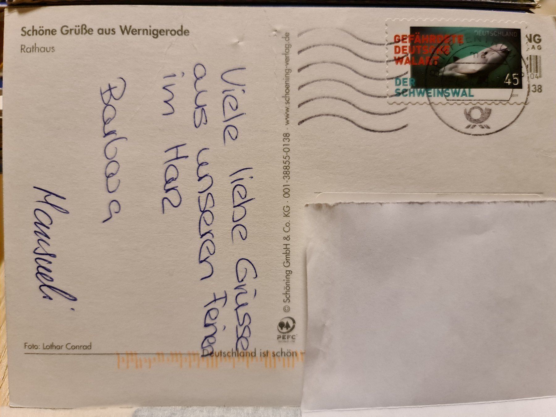 Ansichtskarten: Ansichtskarte Wernigerode Deutschland – Gebraucht aus Dintikon von Vexi 1