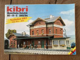 Kibri Katalog Modellbahn Zubehör 1983