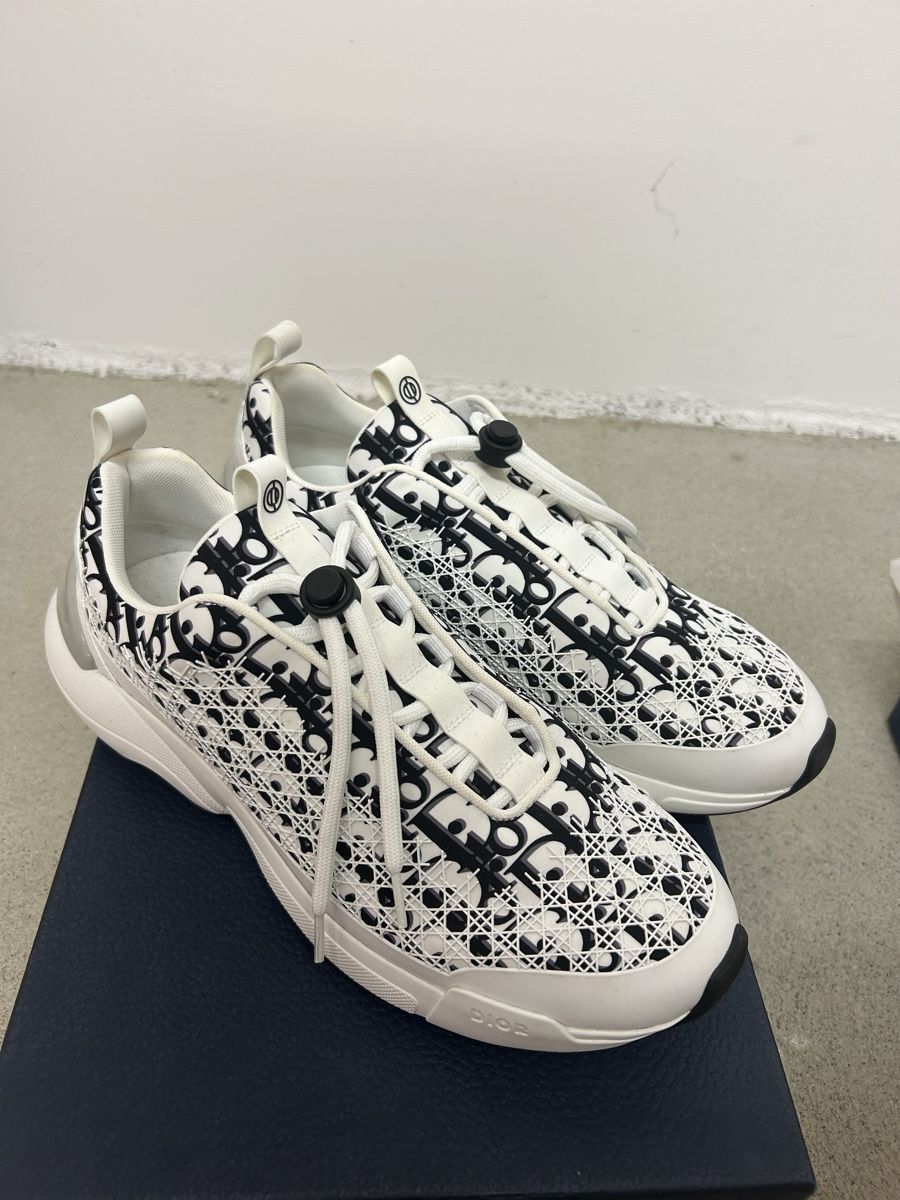 Dior Herrenschuhe: Dior B24 White Black Oblique Cannage – Neu und originalverpackt aus St.Gallen von y.vrn1 1
