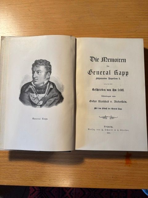 Libri: Die Memoiren des napoleonischen Generals Rapp – Usato da Seon venduto da retep012 3