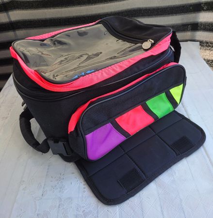 🟢🟣 Cooler 80er Jahre IXS Tankrucksack-/Tanktasche