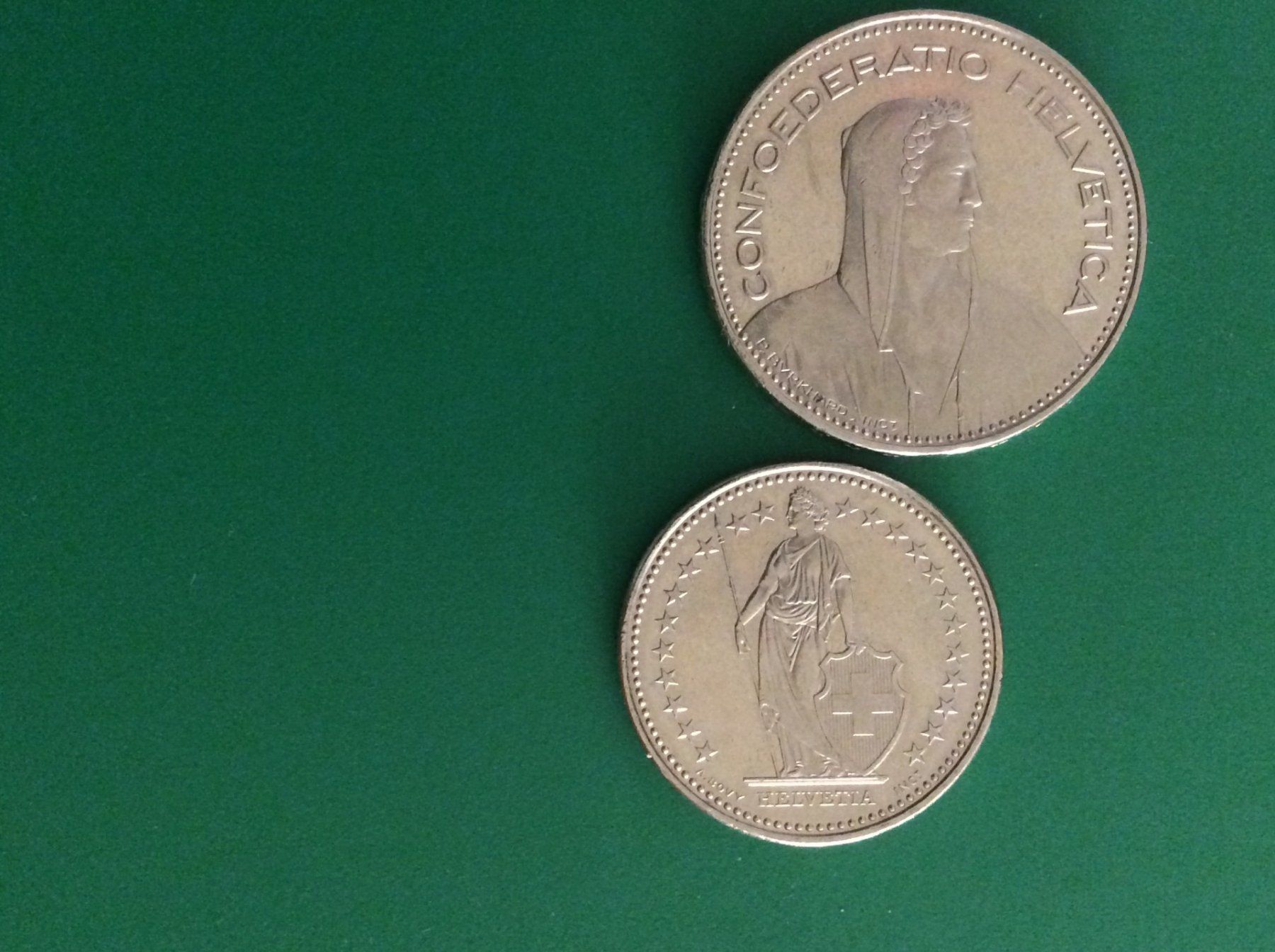 Tutti le monete: 5 + 2 francs  2021  Belles – Usato da Genève venduto da pie_fh2d 1