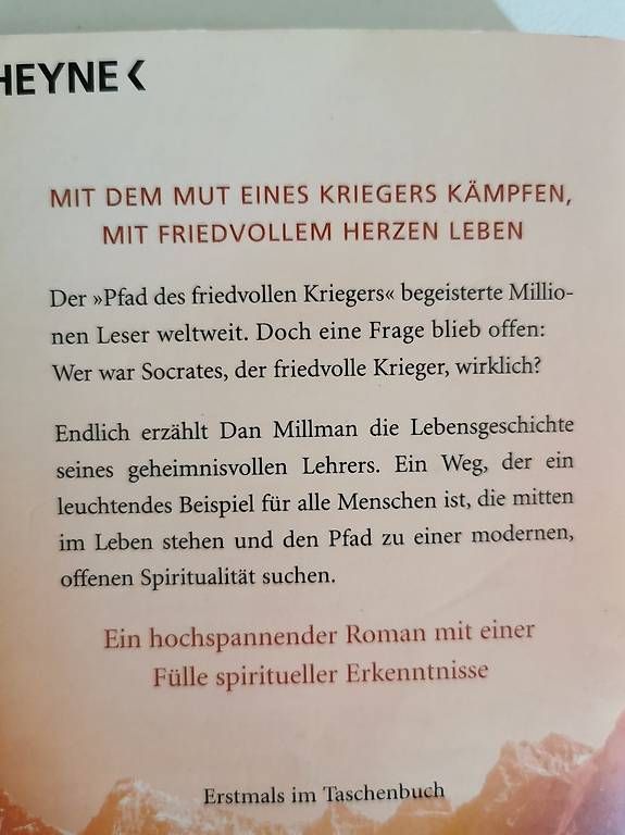 Bücher: Socrates - der friedvolle Krieger von Dan Millman – Gebraucht aus bern von jeannie2006 1