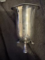 Antiker Wilkens Becher Vase Füßchen 830er Silber 56,2 Gramm